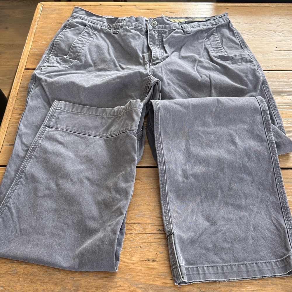 Mountain Khaki Faded Gray,  Canvas work/casual pants for Men, size 38x34